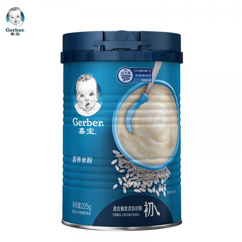 嘉宝(Gerber)营养米粉米糊225g罐装1段